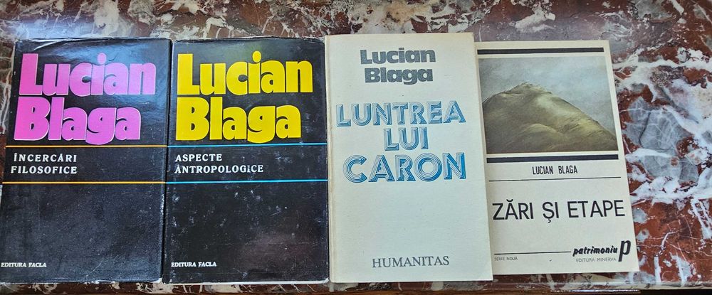 Lot 11 volume Lucian Blaga (7 din seria Opere ed Minerva) si 4 alte volume