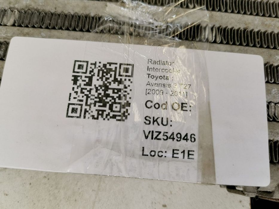 Radiator Intercooler Toyota Avensis 3 T27 2009 2010 2011 2012 2013 201