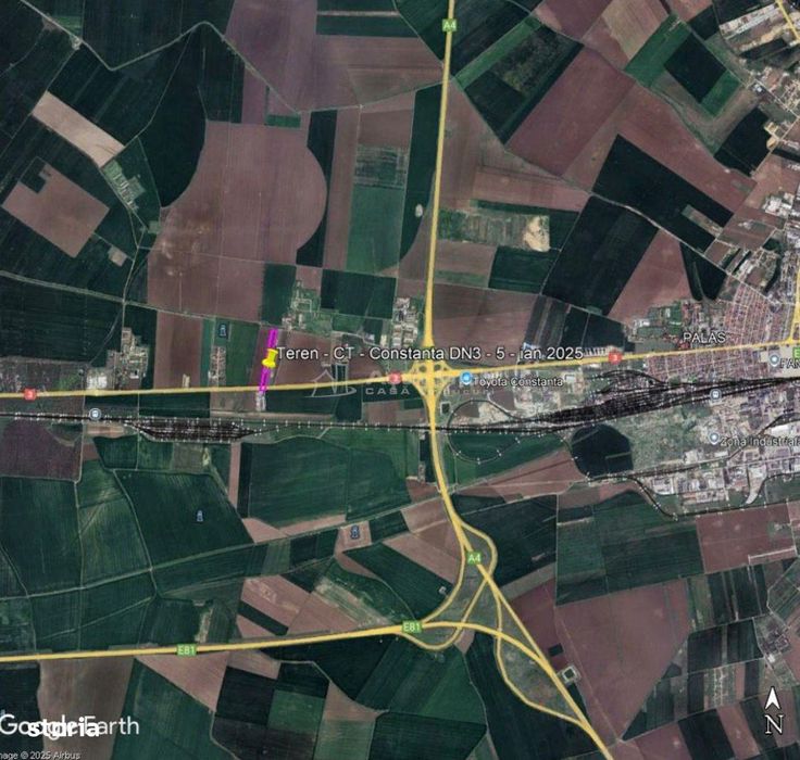 Teren 2.50 ha Valu lui Traian, Constanta
