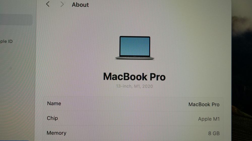 MacBook Pro 13 TouchPad M1 2020