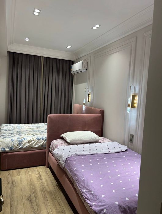 3 комнатная 130м² 3/12 ЖК Nukus Avenue Яккасарай Евролюкс