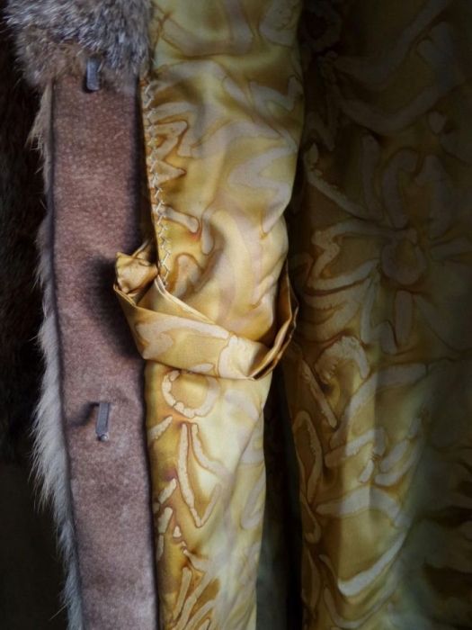 Haina de blana naturala de vulpe