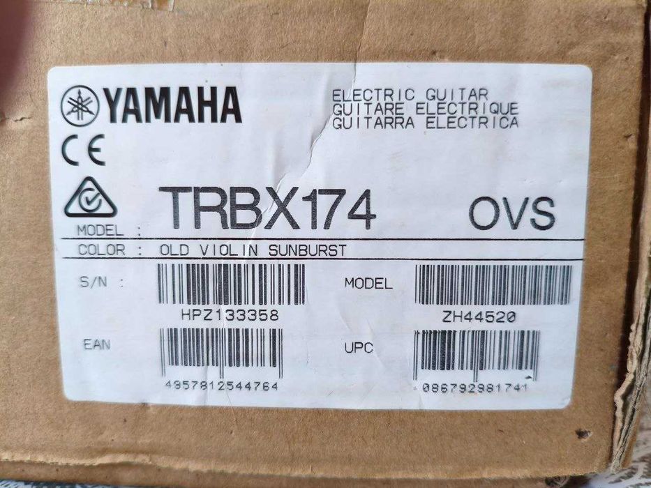 Бас-гитара Yamaha TRBX174 Old Violin Sunburst