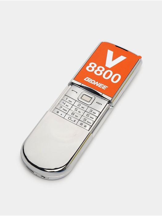 Кнопочный телефон Gionee V8800, металлический корпус, Nokia 8800Carbon
