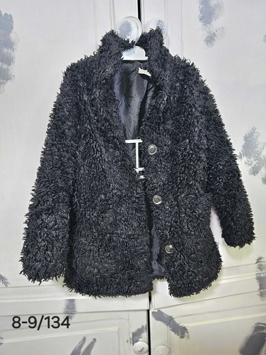 Детско палто за момиче 7-8г. и 8-9/134см тип tedy bear Zara,HM