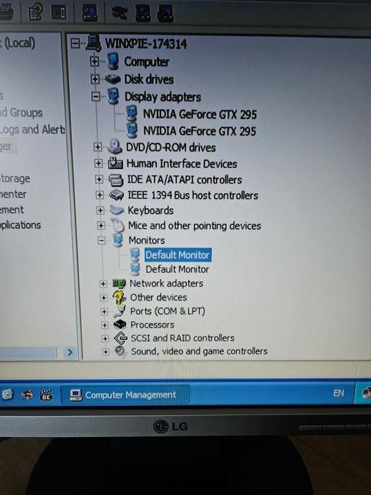 Видео карта nVidia GTX 295 дефектна