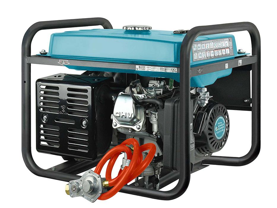 Generator de curent hibrid GPL/benzina 230V 6,5 kW Könner KS 9000E G
