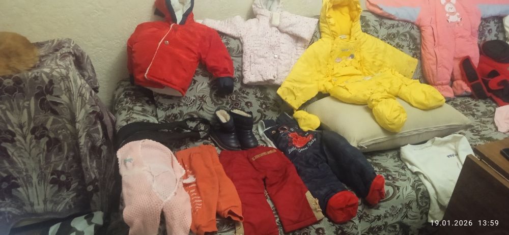 Детские зимние вещи
