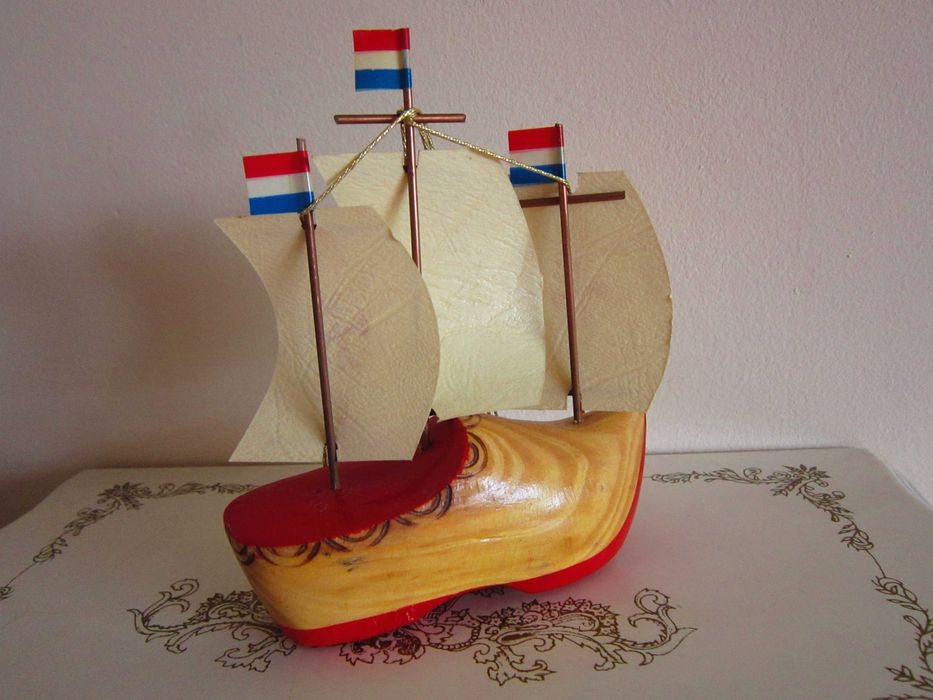 barca Vapor/Corabie handmade Olanda anii '80