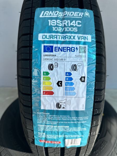 Нови летни бусови гуми LANDSPIDER 185R14C 102/100S 18514C