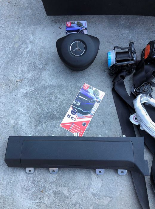 Mercedes Benz B klass kit airbag plansa de bord cortine set centuri