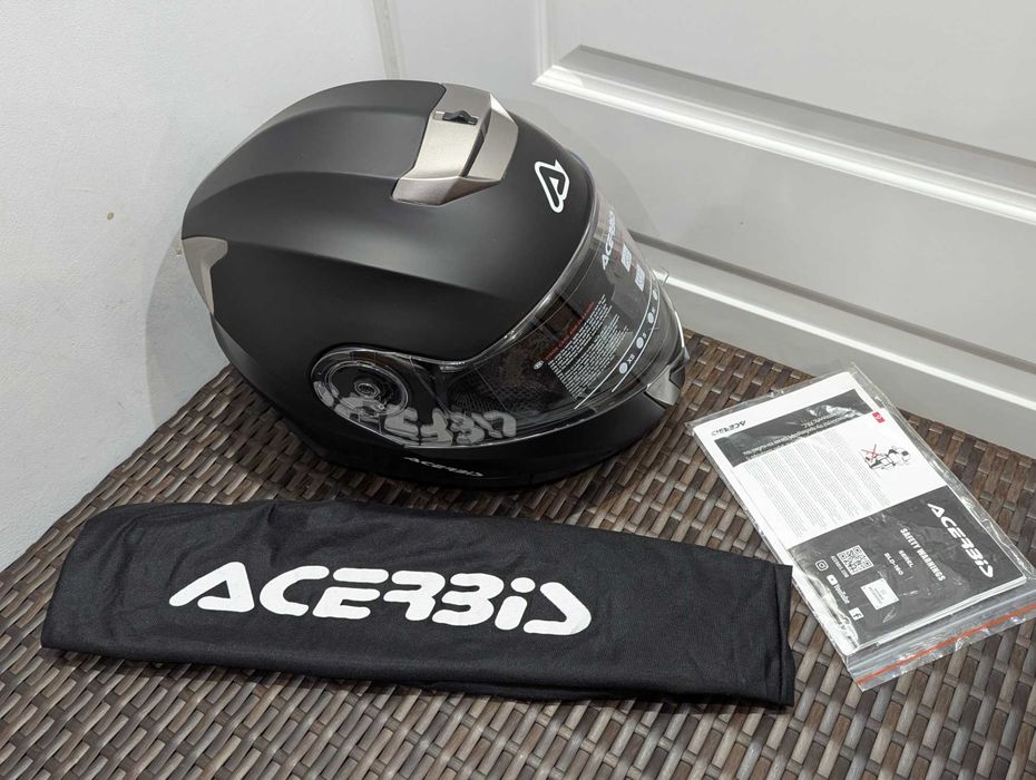 Casca moto Acerbis, marime XL / XXL (61cm) - flip-up, ochelari de soare