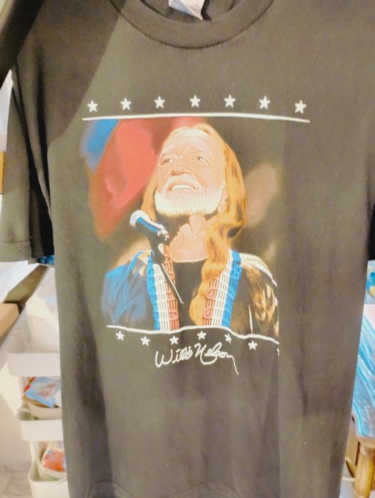 Willi Nelson vintage винтидж   фланелка t shirt