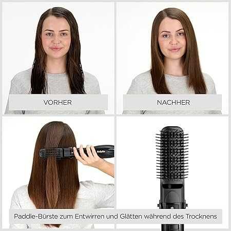 Четка с горещ въздух BaByliss Smooth Finish AS122E, 1200W