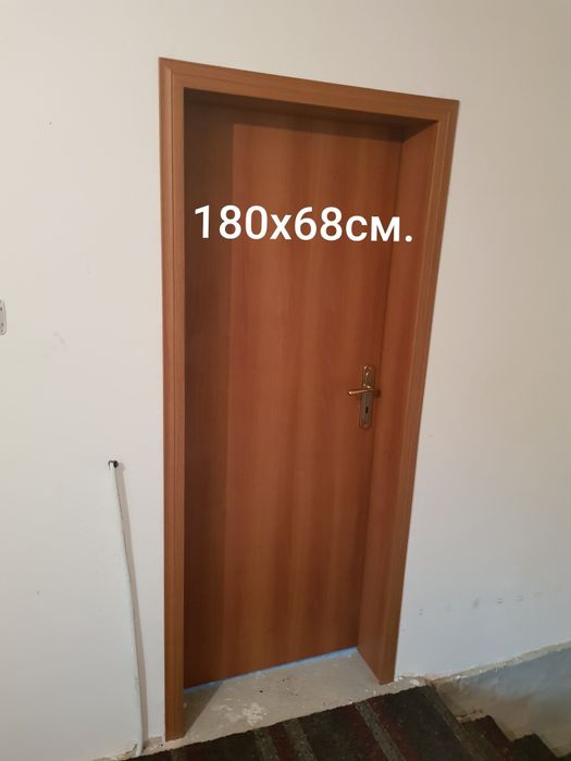 7 броя вътрешни врати нестандартен размер от дърво