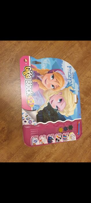 Frozen, Замръзналост кралство, Елза - тоалетка, мек пъзел, книжка