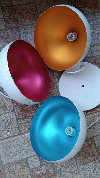 Алуминиев лампион пендел лампа абажур осветително тяло тройка