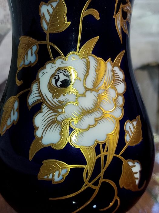 Ваза гдр кобальт