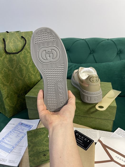 Adidasi Gucci GG piele naturala 100% Full Box