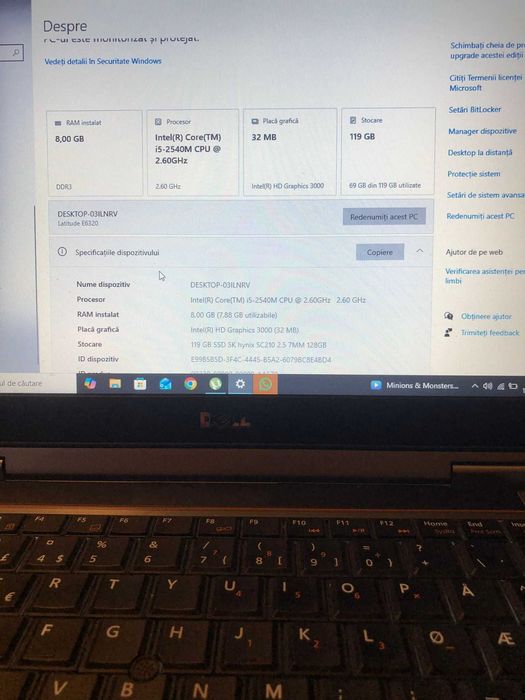 Vand laptop Dell Latitude E6320