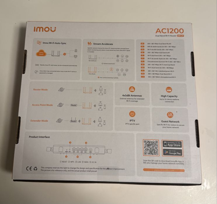 Router Imou 1200 – Nou, Sigilat