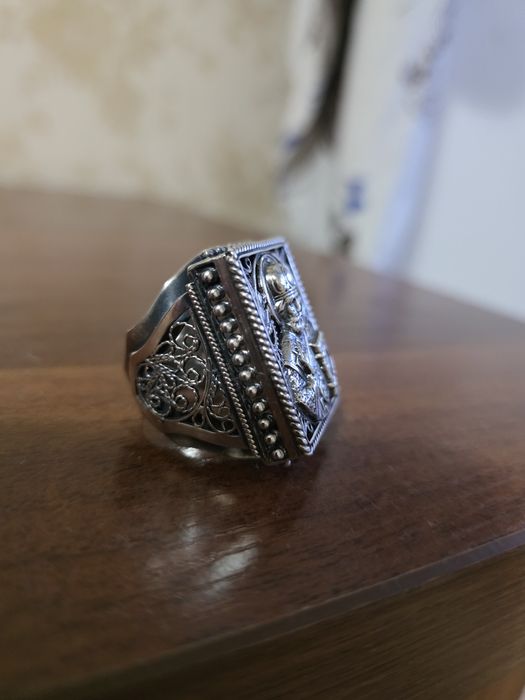 Мужская печатка серебро