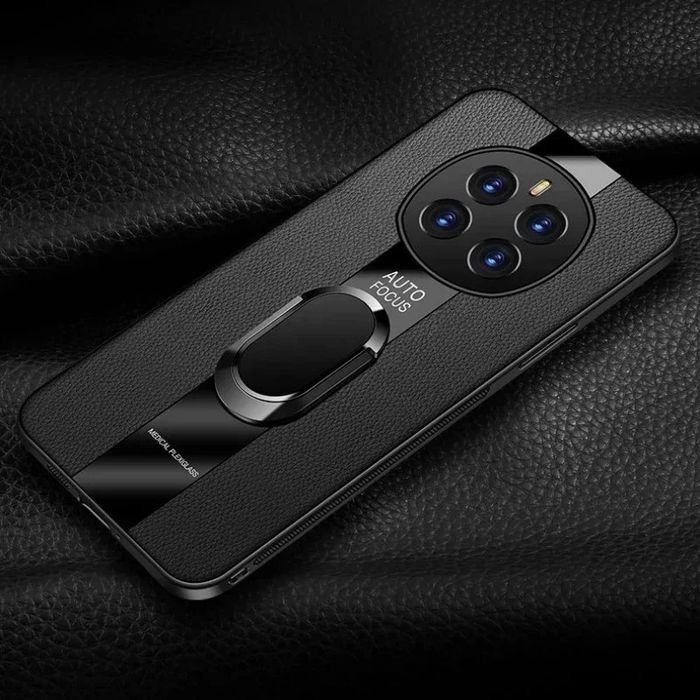 Honor Magic 7 Lite / PORSCHE Кожен кейс гръб с магнитен пръстен