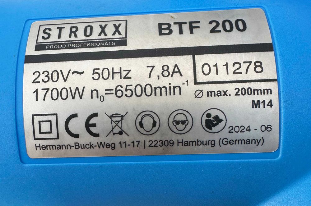 Stroxx BTF 200 - Машина за подрязване на рамки на врати и прозорци