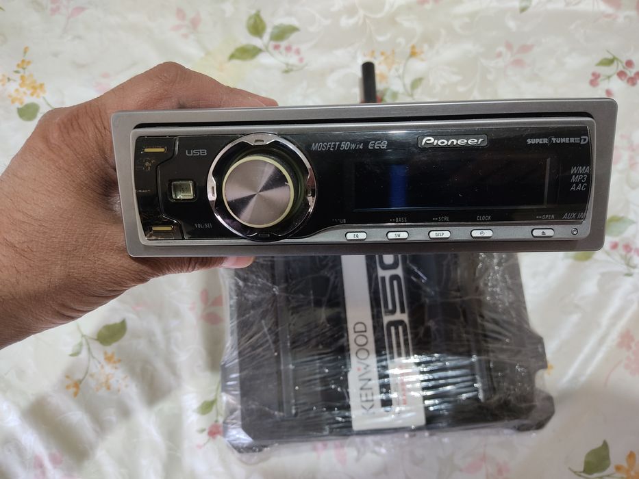 Пионер магнитофон, кенвуд колонка