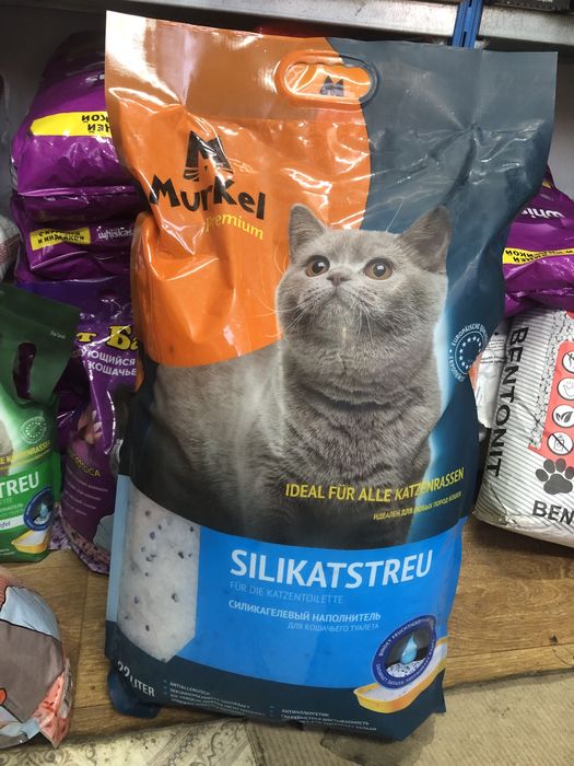 В ассортменте Murkel наполнитель силикагелевый