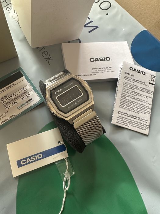 CASIO VINTAGE A1000M-1BEF нов с кутия