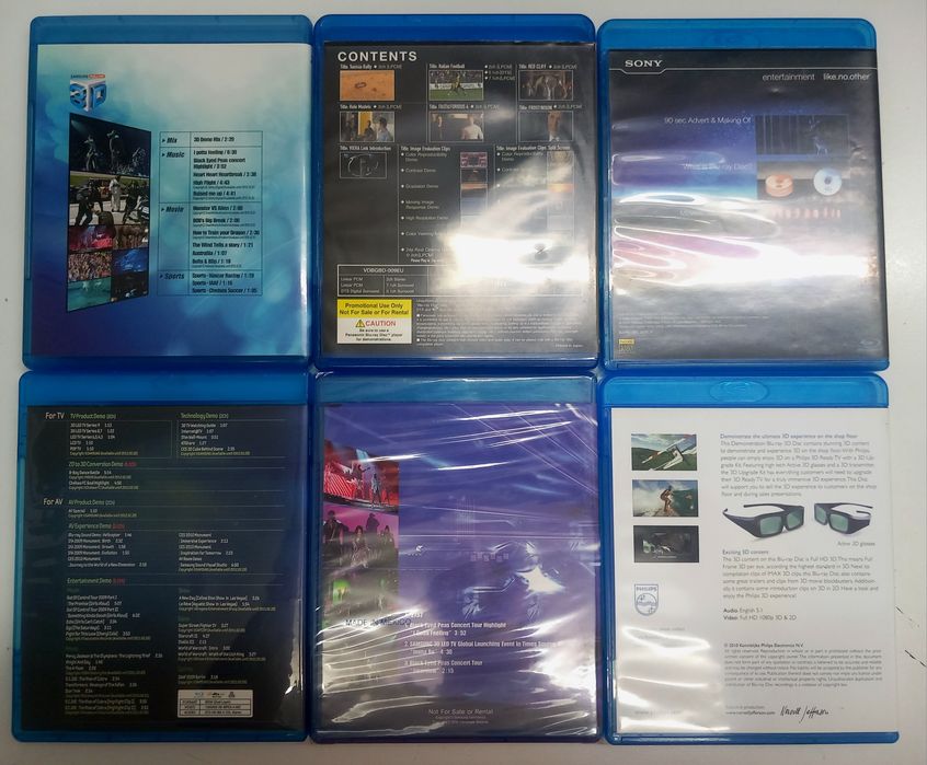 Blu-ray дискове демонстрационни