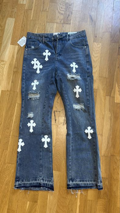 Flared Gallery Dept X Chrome Hearts  Дънки