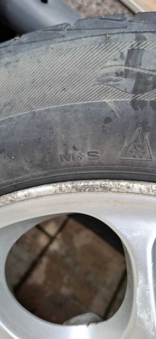 set 4 jante aliaj cu cauciucuri 185/65 r15 all season Dacia, Renault, etc 7jx15 h2 4x100