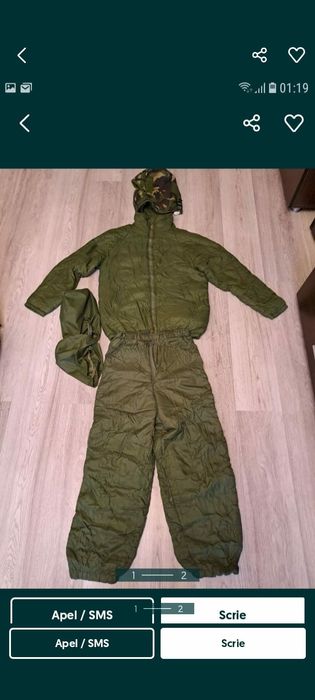 Costum termic militar