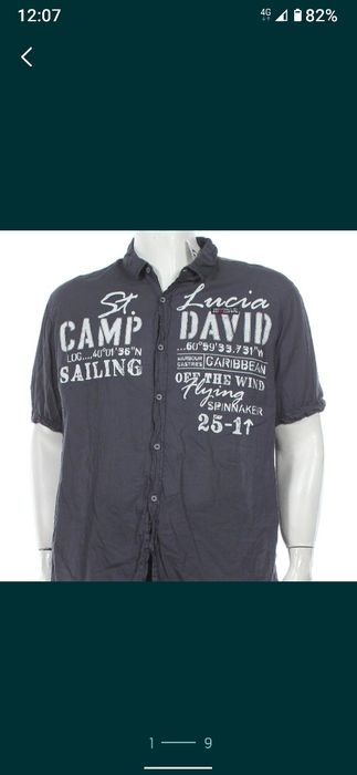 Мъжки блузи ,ризи , фланелки и пуловер Camp David