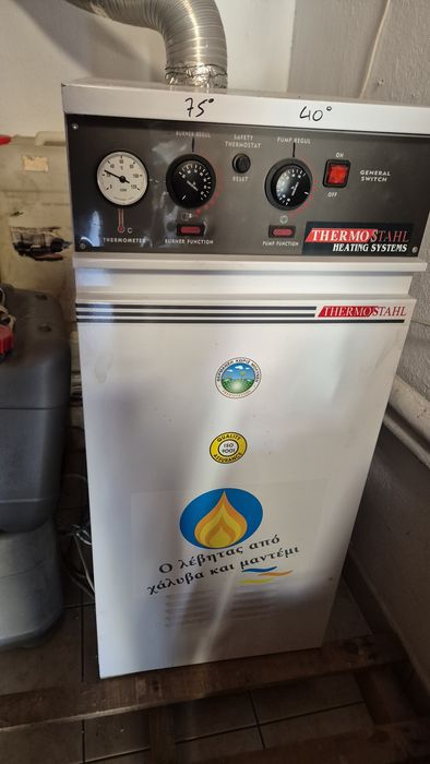 Котле на нафта. Купувано преди 1 година