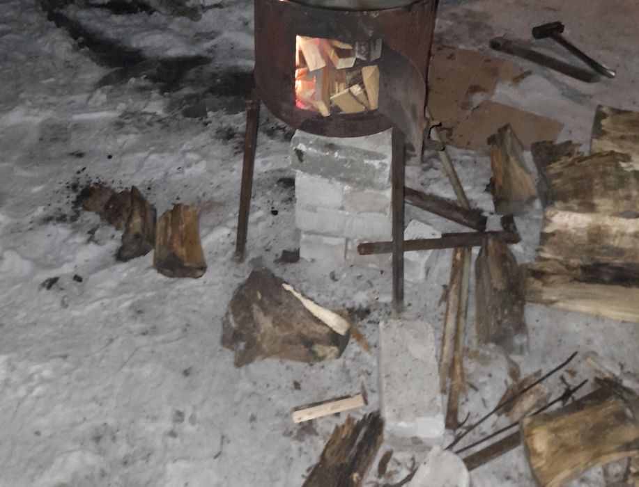 Печь под Казан чугунный