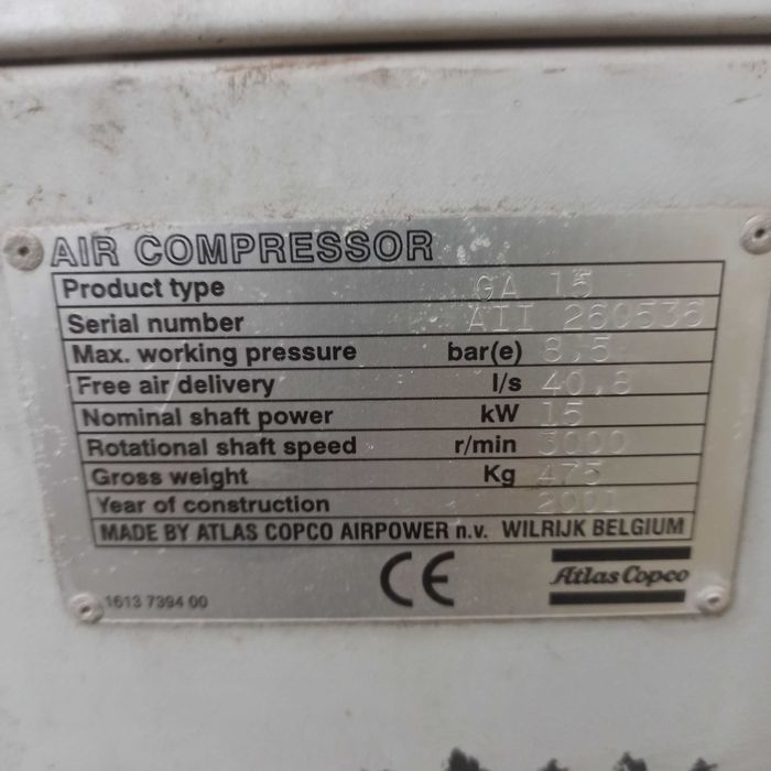 Vând compresor industrial