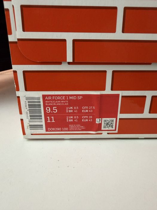 Vand air force 1 off white