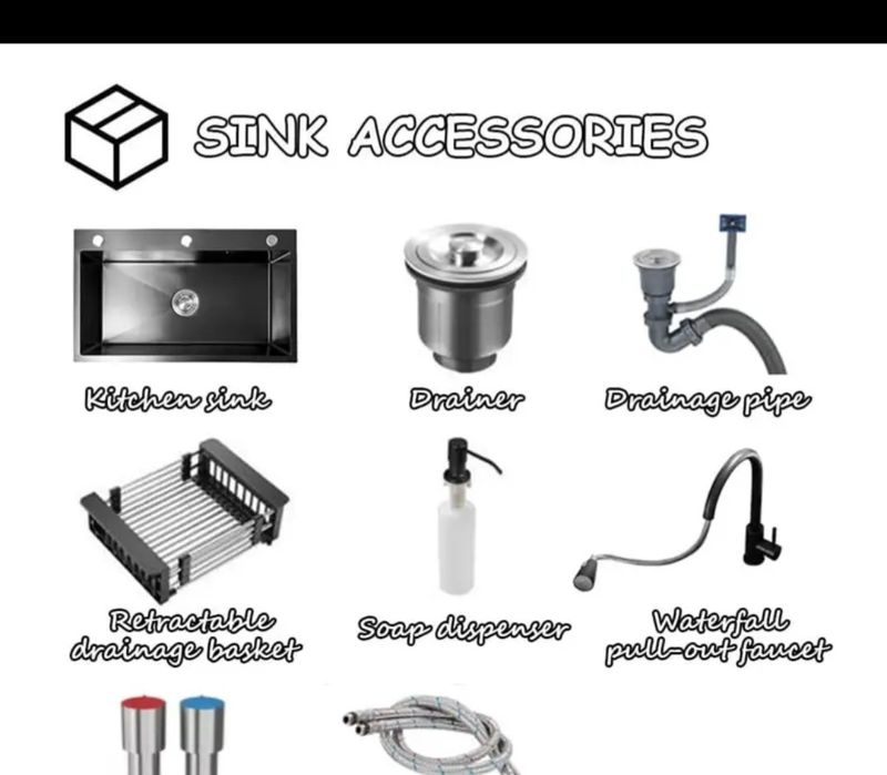 chiuvetă cu accesorii