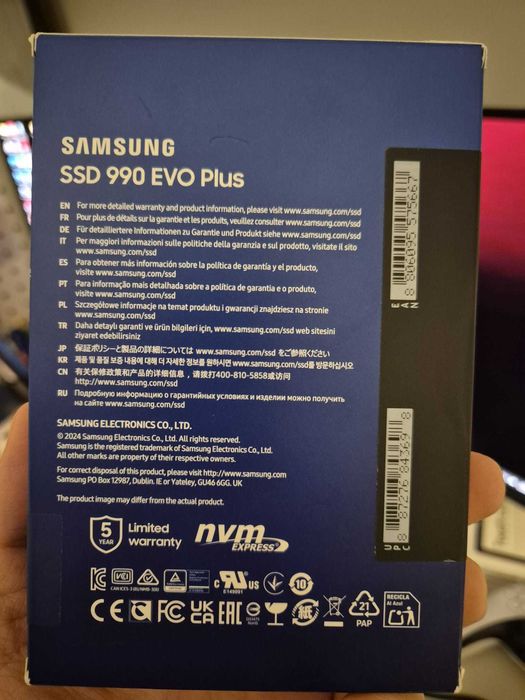 SAMSUNG 990 EVO PLUS 4TB - PCIe 4.0 x4 / 5.0 x2 NVMe™ M.2 SSD