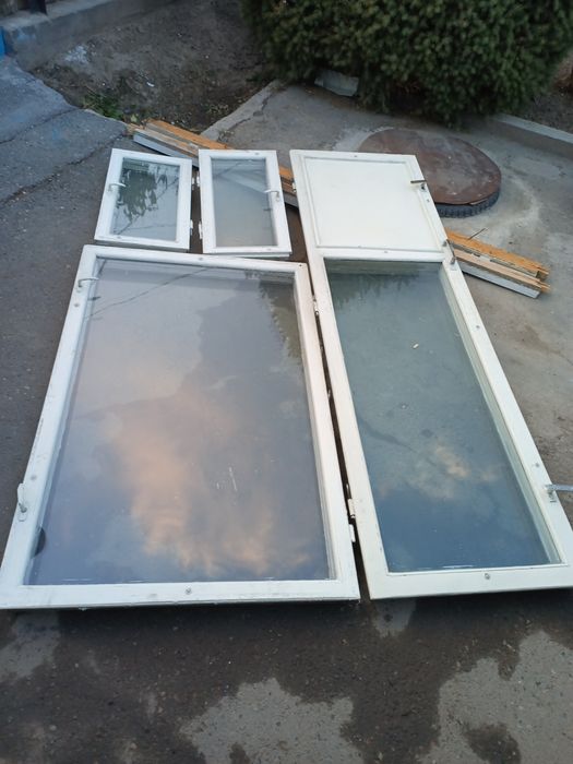 Продам деревянные окна с дверью