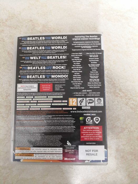 The Beatles Rockband xbox 360