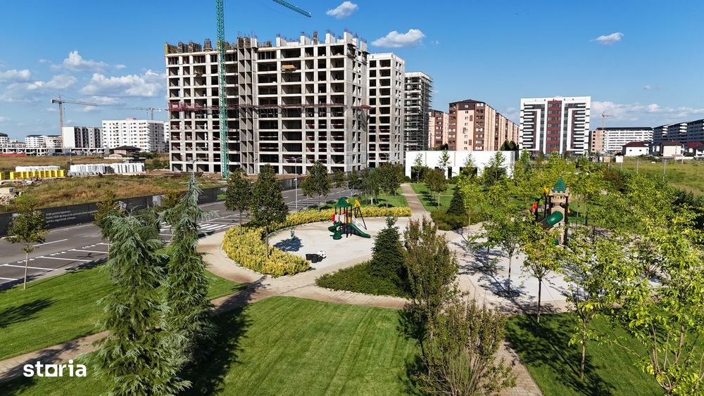 3 camere, 77 mp | Parc privat | Ansamblu cu acces controlat