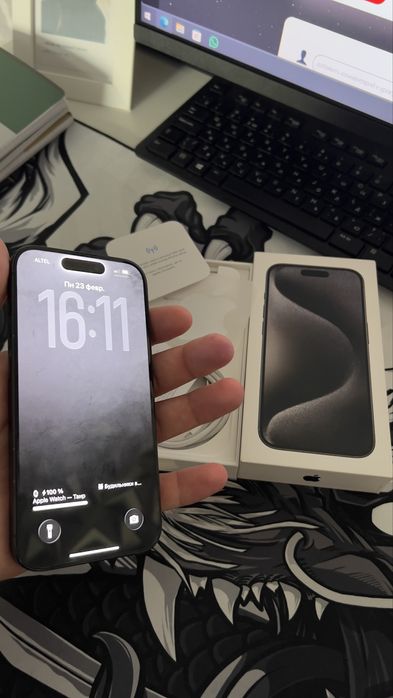 iPhone 15 Pro 256gb Black Titanium