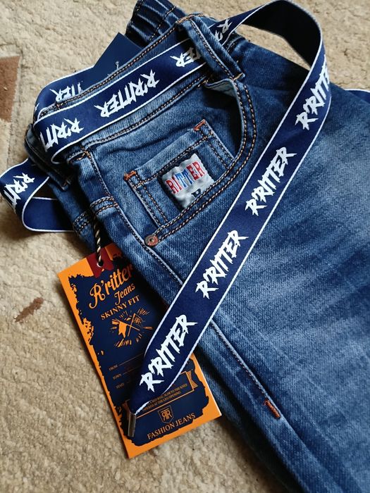 Blugi, joggers bleumarin