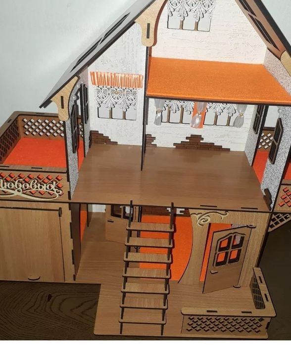 Кукольный домик с отделкой