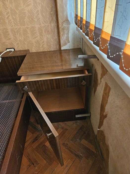 Ракла и Рамка от спалня от масивно дърво