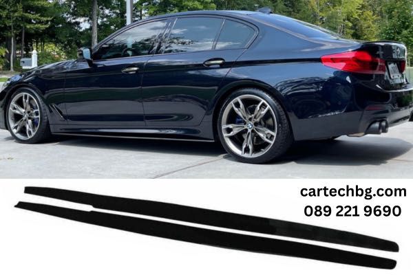 Добавки Прагове BMW БМВ G30 G31 M Performance – Черен Гланц НА СКЛАД!!